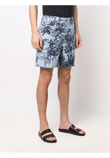 shorts con stampa floreale ERDEM | Shorts | 604MPEFG LUCASBLUE/NAVY